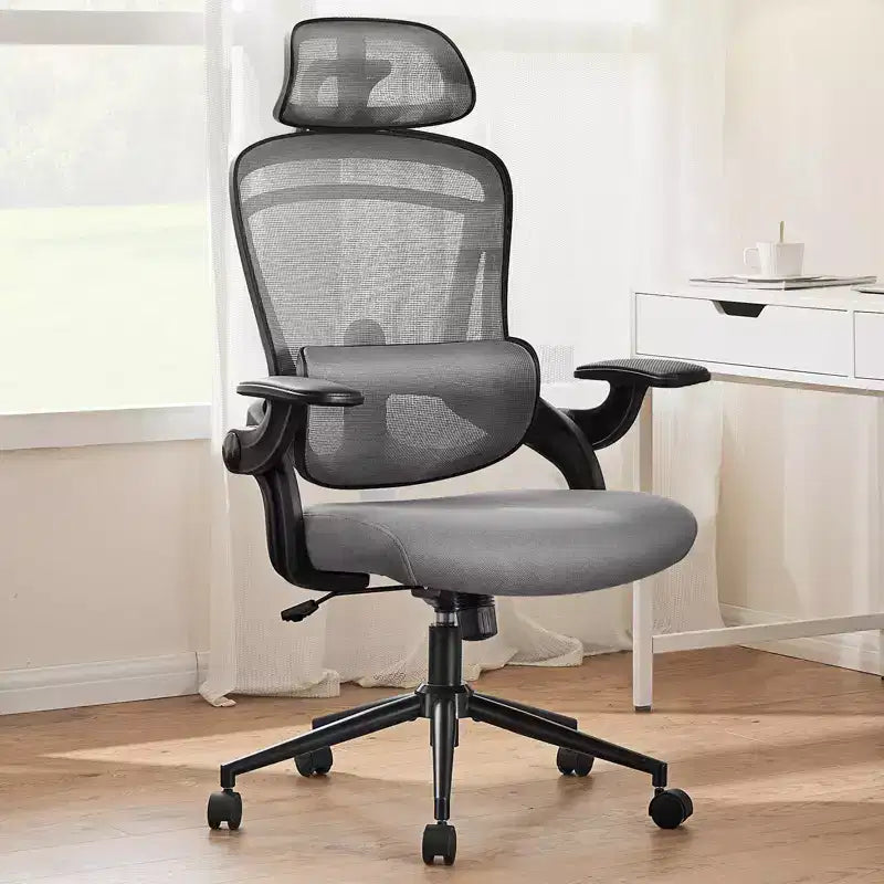 Ergonomic Mesh Office Chair with Adjustable Headrest, Lumbar Support & Swivel – Height Adjustable Task Chair