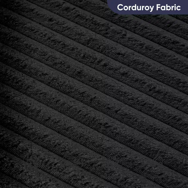 Corduroy 360-Grad-Drehbarer Sessel, tiefes Sitzfass mit Kissen, gepolsterter moderner Lesesessel  