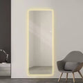 65 x 24 inch Wall-Mounted Full Length Mirror LED Mirror with Dimming 3 Color Lighting Suitable for Bedrooms Dressing Room