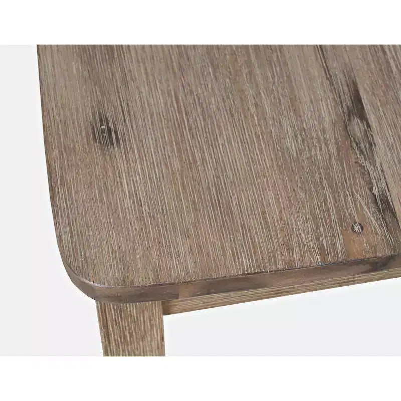 Set of 2 Coastal Wire-Brushed Wood X-Back Counter Barstools – Solid Acacia Hardwood Bar Stools for Kitchen and Dining