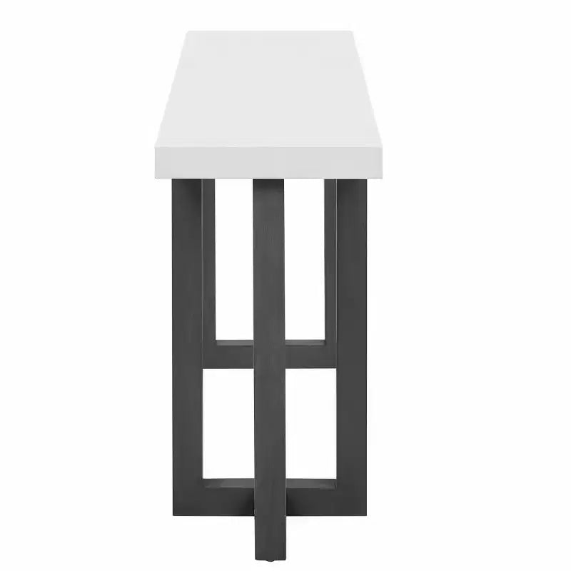 Moderner Konsolentisch mit stabilen Holzbeinen – Bauernhaus-Eingangssofa-Tisch für Flur, Wohnzimmer oder Home Office