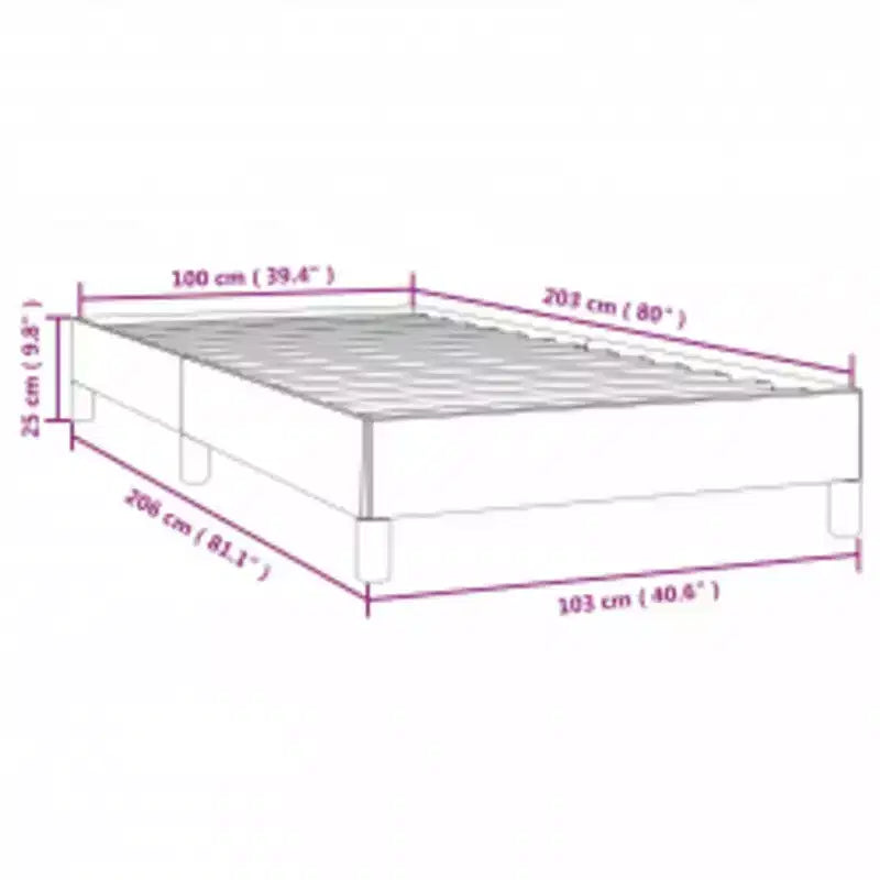 Dunkelgrauer Samt-gepolsterter Twin XL Bettrahmen – Modernes Plattformbett mit Holzrahmen für Schlafzimmer